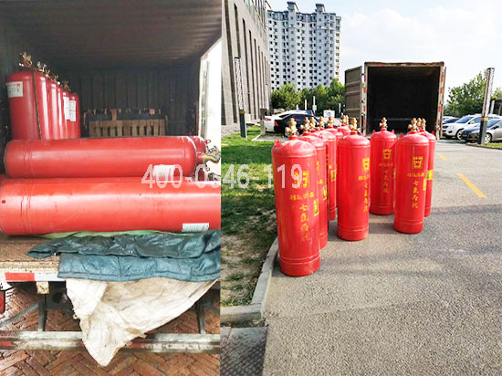 消防氣體滅火儲瓶架改造